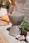 Urban Outfitters Alper Hourglass Outdoor Stool In Grey