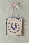 Urban Outfitters Amelie Patterned Tile Wall Hanging In Horseshoe At  In Blue