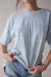 Urban Outfitters Anchors Graphic Oversized Cotton T-shirt Dress In Sky, Women's At  In Blue
