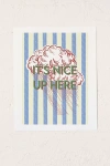 Urban Outfitters Annie Clouds Italian Inspired Print Art Print At  In Multi