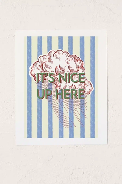 Urban Outfitters Annie Clouds Italian Inspired Print Art Print At  In Multi