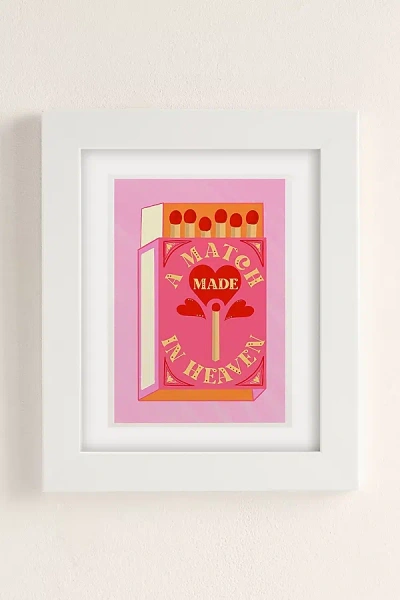 Urban Outfitters Annie Match Made In Heaven Art Print In Modern White At