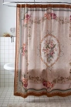 Urban Outfitters Antoinette Floral Shower Curtain In Cream At  In Cream