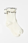 Urban Outfitters Applique Femme Ruffle Sock In Ivory, Women's At