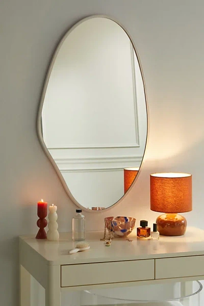 Urban Outfitters Aria Blob Wall Mirror In White