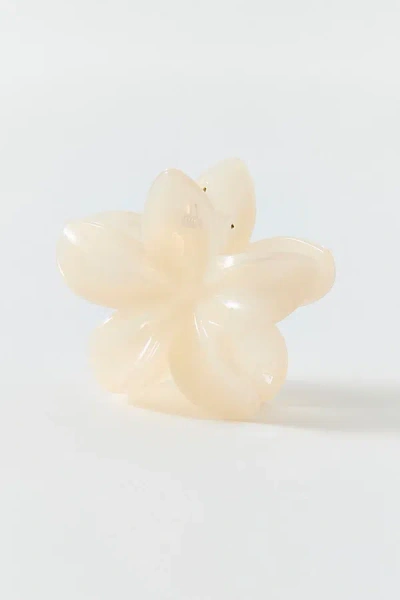 Urban Outfitters Aria Flower Claw Clip In Ivory, Women's At  In White