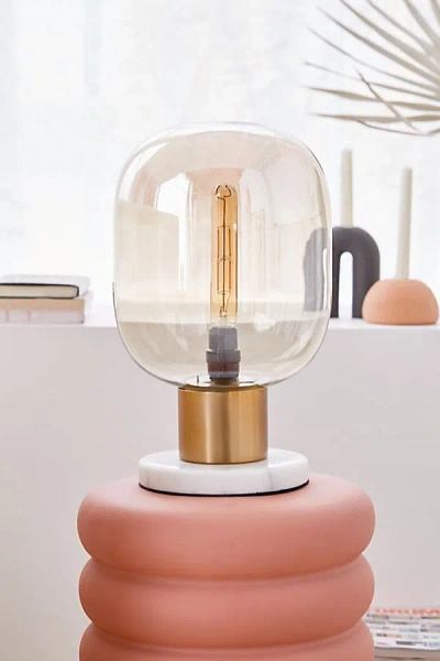 Urban Outfitters Ariana Glass Table Lamp In Clear