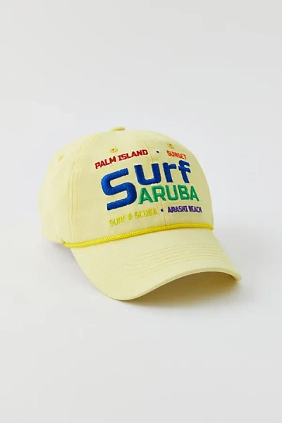 Urban Outfitters Aruba Surf Baseball Hat In Yellow, Women's At