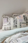 Urban Outfitters Aurelia Floral Icon Sham Set In Cream At  In Neutral