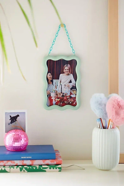 Urban Outfitters Avery Chain Link Picture Frame In Mint At  In Green