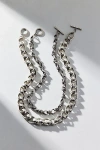 Urban Outfitters Avery Chunky Chain Layering Necklace Set In Silver, Men's At