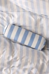 Urban Outfitters Awning Striped Round Bolster Pillow In Winter Sky At