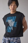 Urban Outfitters Backstage Graphic Cropped Muscle Tee In Deftones, Men's At  In Blue