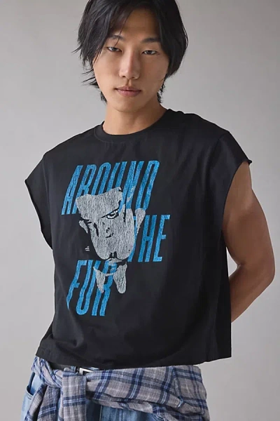 Urban Outfitters Backstage Graphic Cropped Muscle Tee In Deftones, Men's At  In Blue