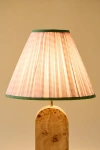 Urban Outfitters Bailey Gathered Fabric Lamp Shade In Pink Gingham At
