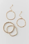 Urban Outfitters Ball Bead Stack Bracelet Set In Gold, Women's At