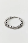 Urban Outfitters Ball Bead Stainless Steel Layered Bracelet In Silver, Men's At  In Silver
