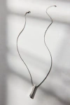 Urban Outfitters Bar Pendant Waterproof Necklace In Silver, Men's At  In Silver