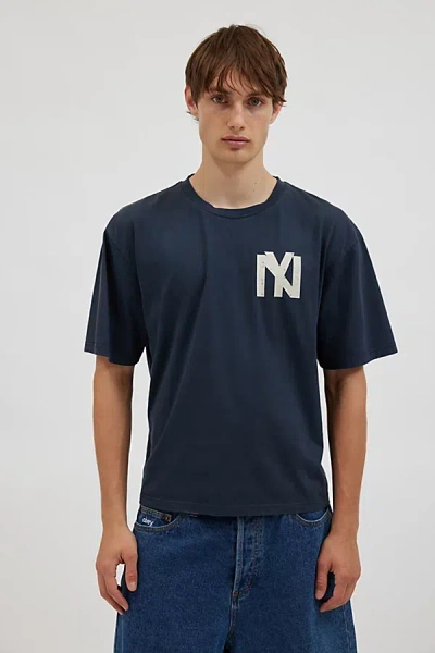 Urban Outfitters Baseball Vintage Logo Graphic Tee In Navy, Men's At  In Navy