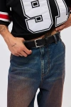 Urban Outfitters Basic Leather Belt In Black, Men's At  In Black