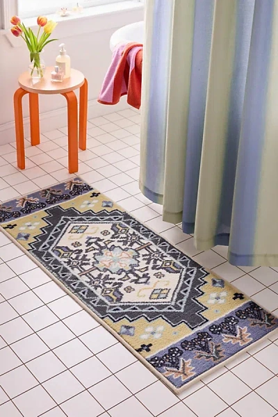 Urban Outfitters Beck Medallion Printed Bath Mat At  In Multi