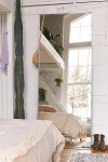 Urban Outfitters Bellevue Floor Mirror In Silver