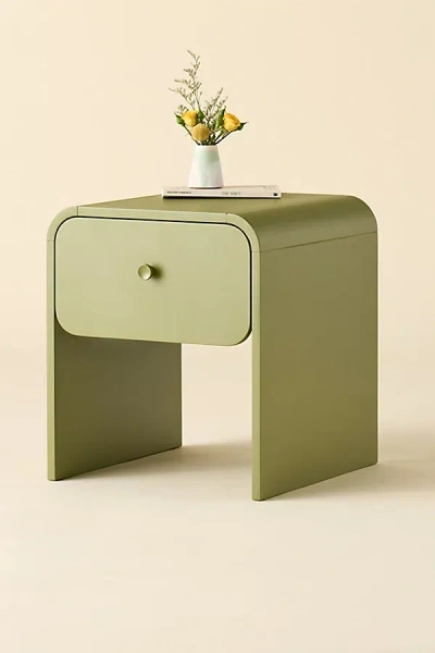 Urban Outfitters Bennett Storage Nightstand In Lichen At  In Green