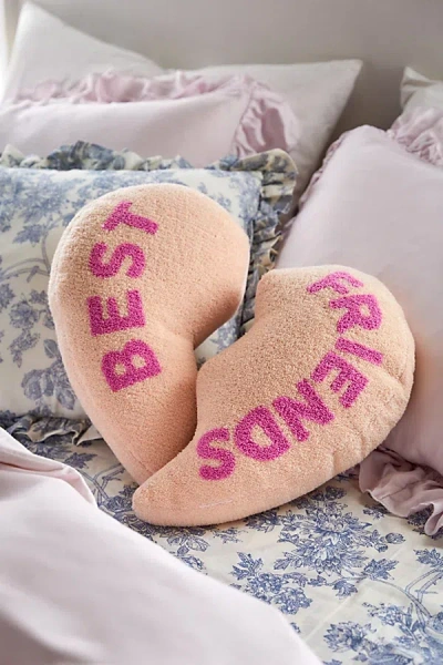 Urban Outfitters Bff Tufted Throw Pillow Set In Pink At  In Neutral