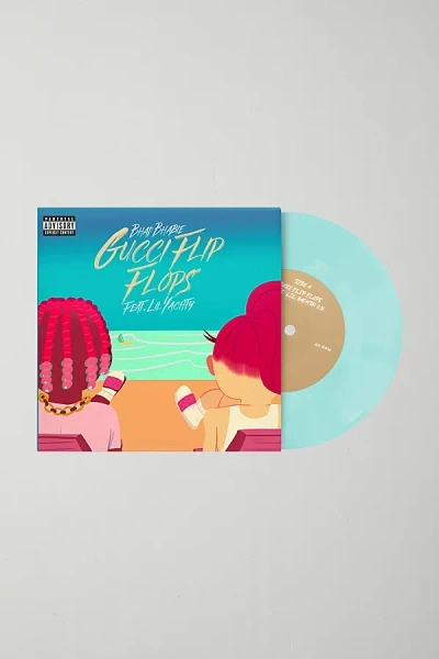 Urban Outfitters Bhad Bhabie - Gucci Flip Flops / Hi B*ch Uo Exclusive 7-inch Single In Light Blue At Urban Outfitter