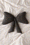 Urban Outfitters Big Bow Printed Throw Pillow In Black Clarissa At