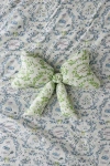 Urban Outfitters Big Bow Printed Throw Pillow In Green Toile At