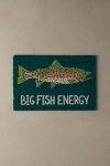 Urban Outfitters Big Fish Energy Coir Doormat In Blue At