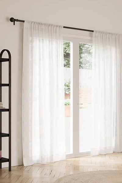 Urban Outfitters Billy Curtain Rod In Black At