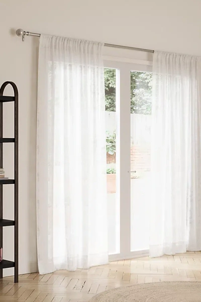 Urban Outfitters Billy Curtain Rod In Silver At