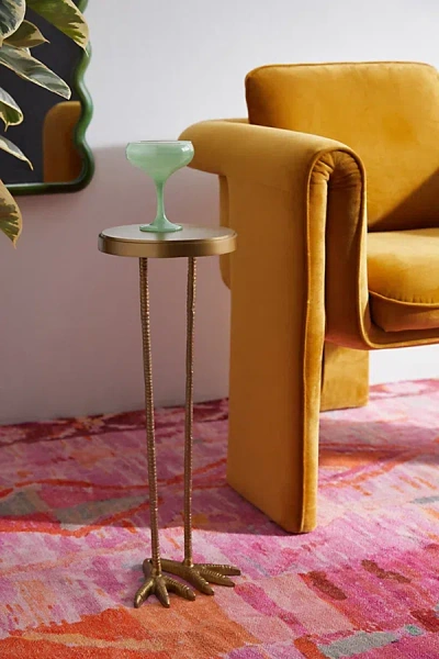 Urban Outfitters Birdy Drink Side Table In Brass At  In Gold