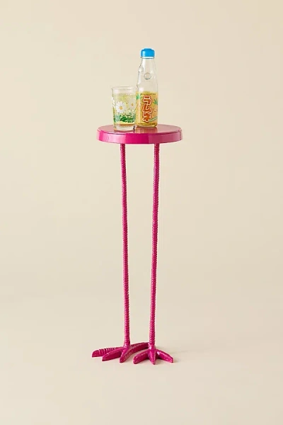 Urban Outfitters Birdy Metal Drink Side Table In Pink At