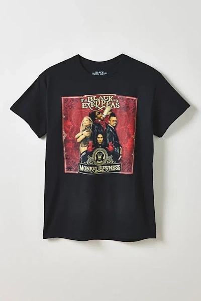 Urban Outfitters Black Eyed Peas Monkey Business Graphic Tee In Black, Men's At
