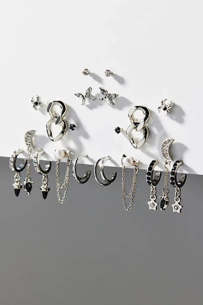 Urban Outfitters Blair Delicate Earring Set In Silver, Women's At  In Metallic