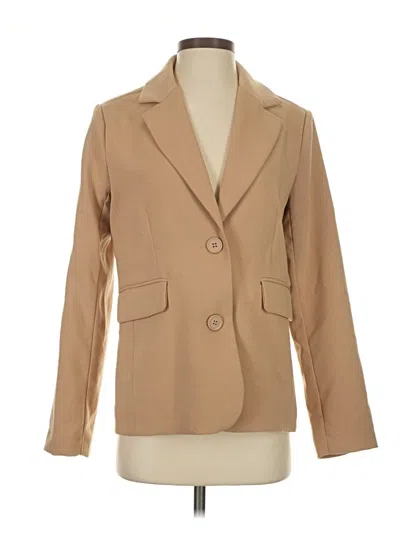 Pre-owned Urban Outfitters Blazer Jacket In Tan