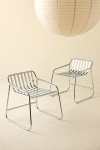Urban Outfitters Boden Slatted Chrome Dining Chair - Set Of 2 In Chrome At  In White