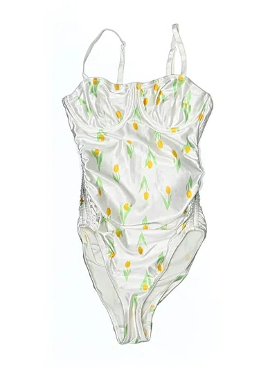 Pre-owned Urban Outfitters Bodysuit In White