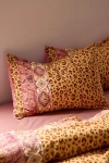 Urban Outfitters Boho Cheetah Border Sham Set In Cheetah At  In Animal Print