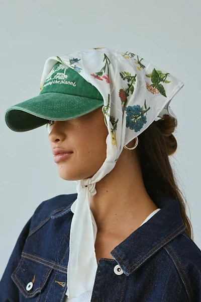 Urban Outfitters Bouquet Embroidered Headscarf In Embroidered Floral, Women's At