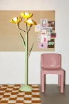 Urban Outfitters Bouquet Floor Lamp In Yellow At  In Pattern