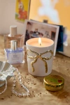 Urban Outfitters Bow Scented Candle In Balsam Fir/mint At