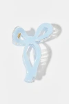Urban Outfitters Resin Draped Bow Claw Clip In Blue, Women's At