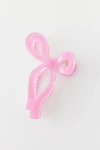 Urban Outfitters Resin Draped Bow Claw Clip In Pink, Women's At