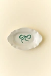 Urban Outfitters Bow Scalloped Ceramic Catch-all Dish In Assorted At