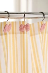 Urban Outfitters Bow Shower Curtain Hook Set In Pink At