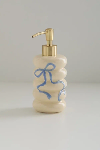 Urban Outfitters Bow Soap Dispenser In Light Blue At